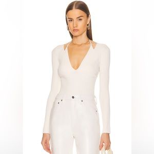 NICHOLAS 
Almina Top In White - Pearl small revolve